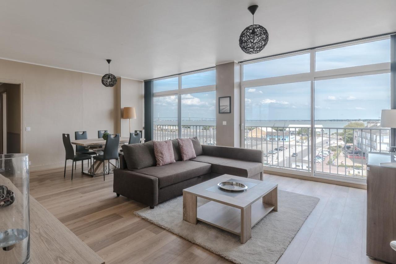 Grand appartement de 90m2 vue sur le port Saint-Nazaire  Extérieur photo