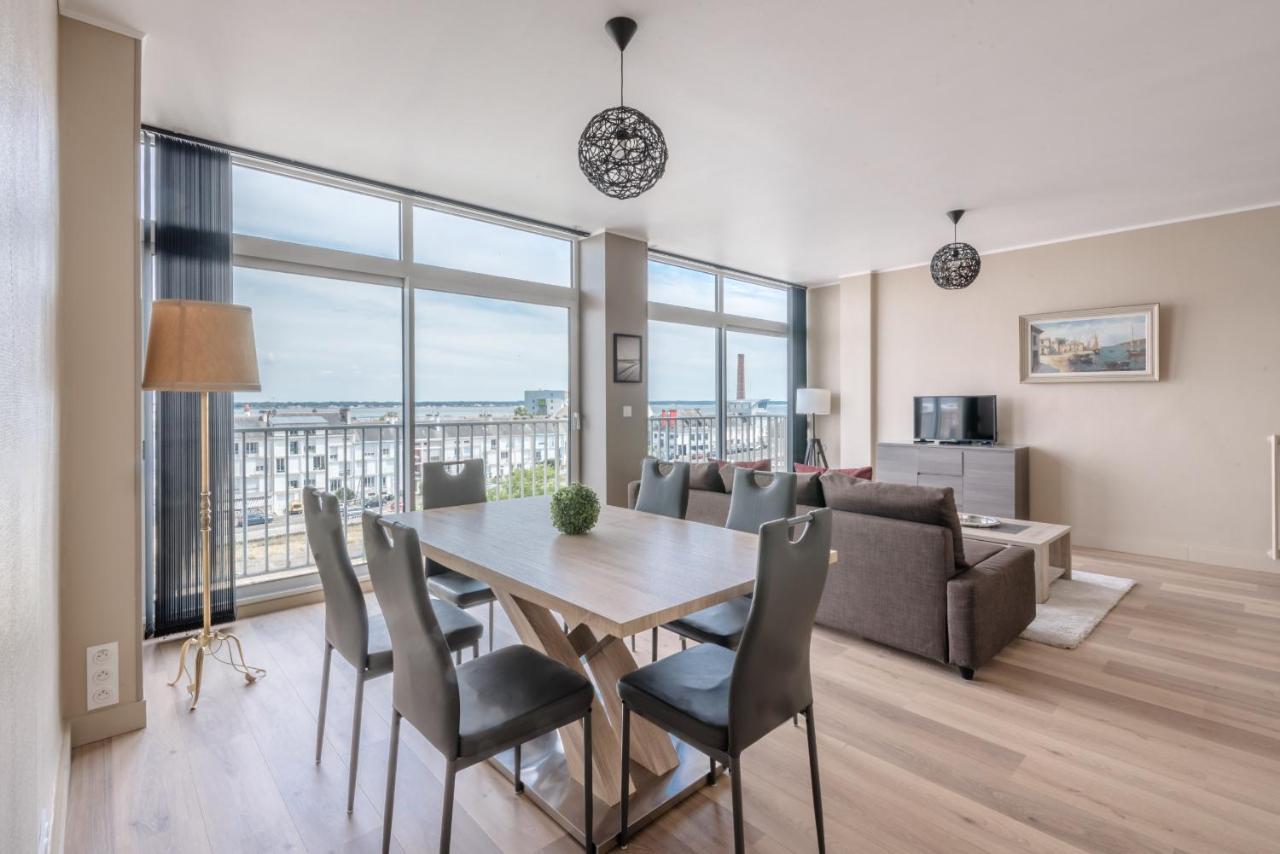 Grand appartement de 90m2 vue sur le port Saint-Nazaire  Extérieur photo